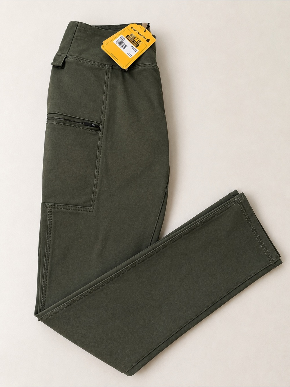 Carhartt Olive Green Fitted Utility Pants Women’s XS NWT
